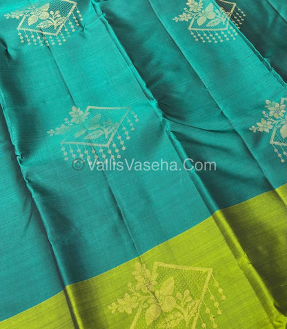 Half Mix - Pure Soft Silk Saree - VVPSS049