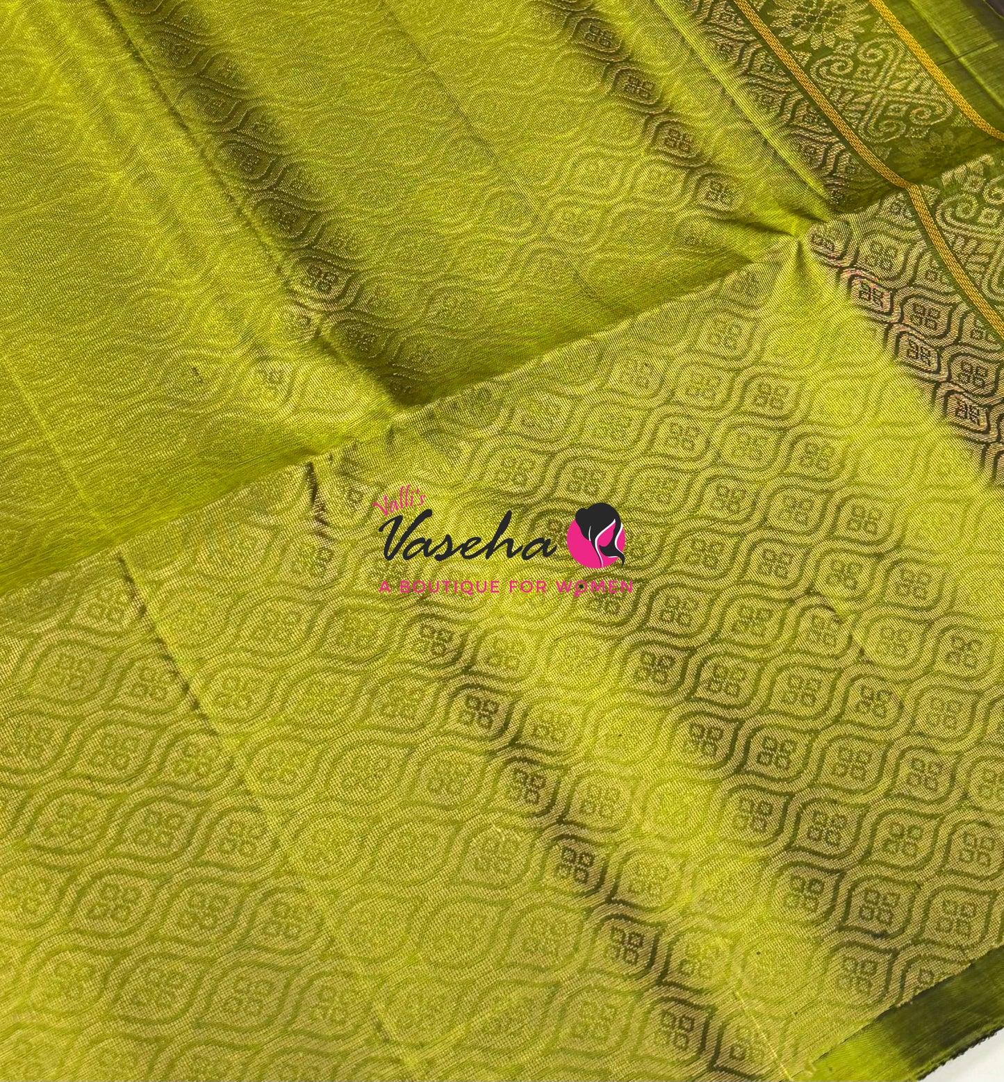 Pure Soft Silk Saree - Pink & Green Shade - VVPSS055