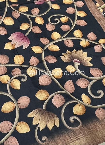 Art Silk / Semi Gicha Tussar Saree  - VVSGT002