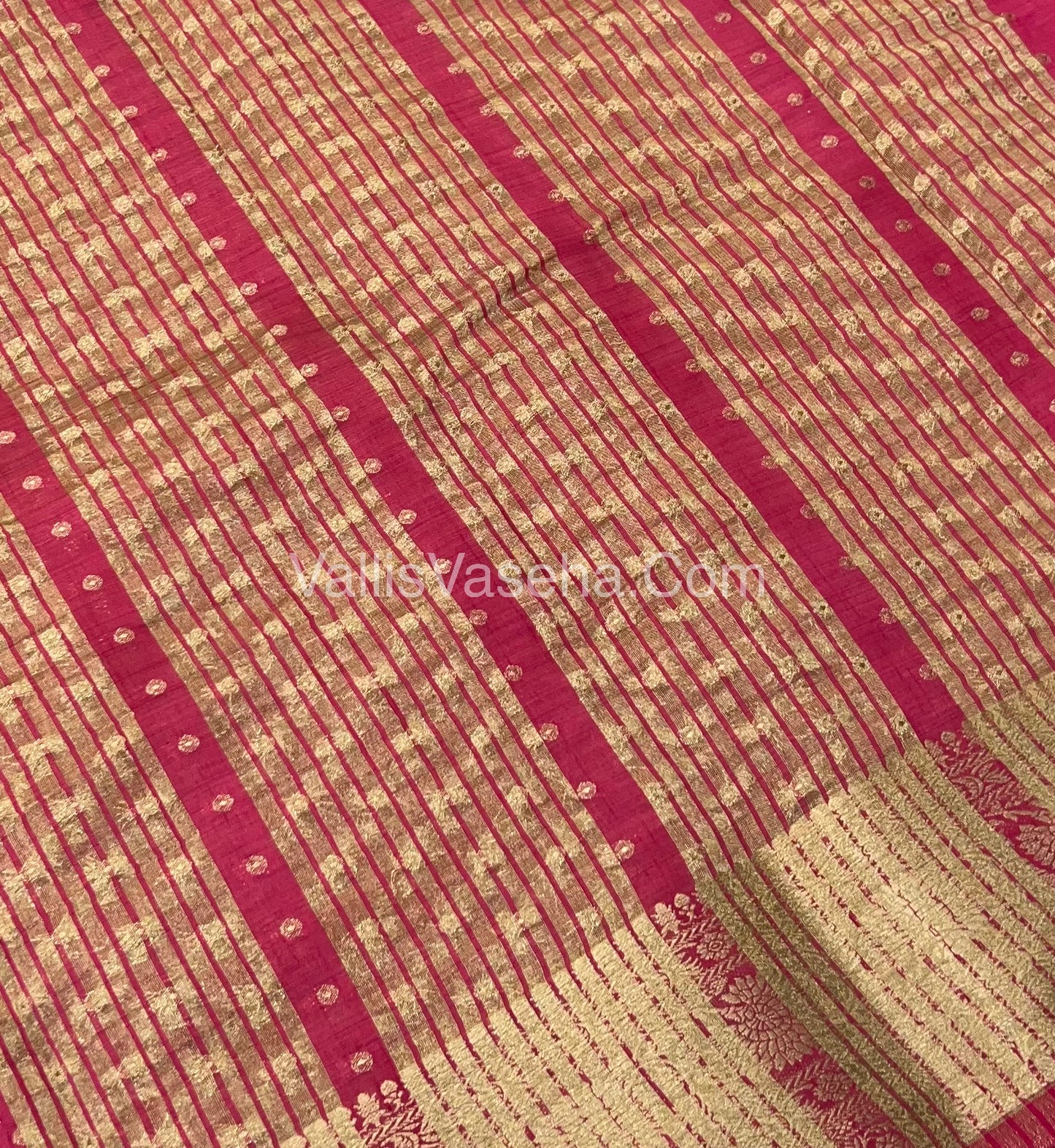 Semi Tussar Silk  - Pink Shade  - VVSTS015