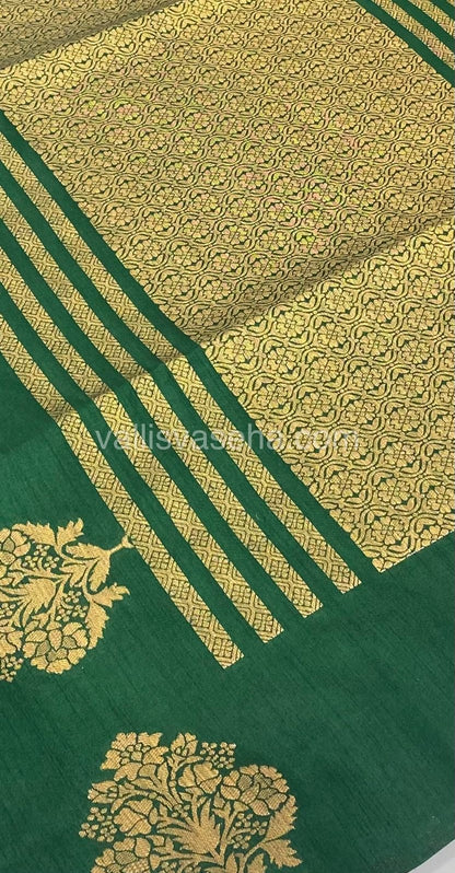 Mulberry Semi Silk - Green Shade - VVMS001