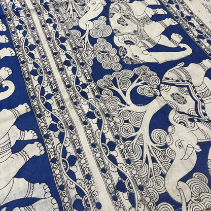 Pure Kalamkari Cotton Saree - VVPKC002