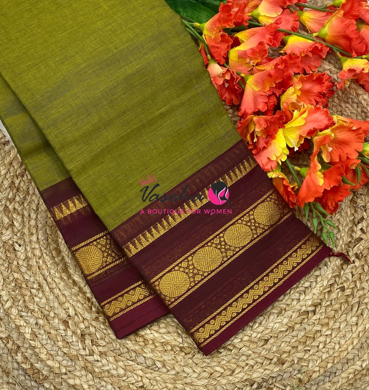 Kanchi Cotton Saree - VVKCS032