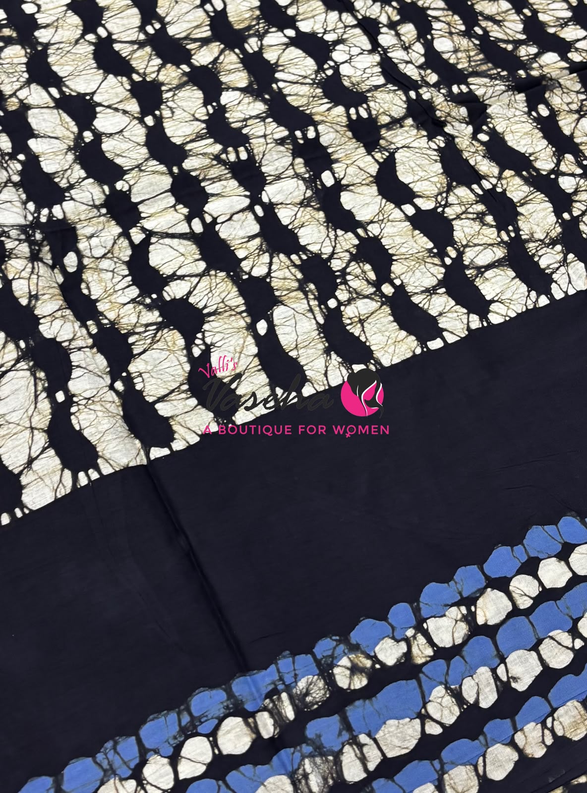 Pure Soft Mul Mul Cotton Sarees - Hand Block Prints - VVMMC009