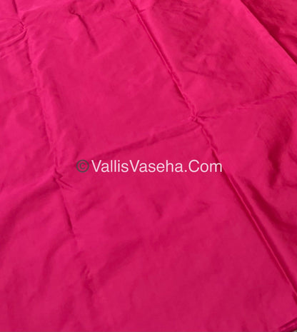 Semi Silk Saree - Aarani Pattu Style - VVSSS005