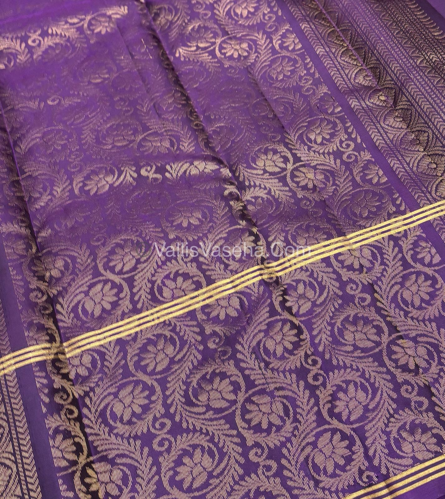 Half Mix - Pure Soft Silk Saree - Long Retta Petta Border with Butta - VVPSS050