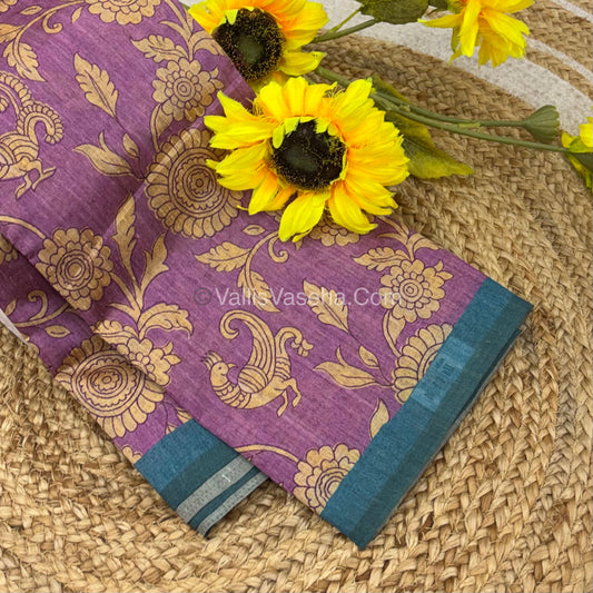 Semi Tussar Silk Saree |VVSTS047