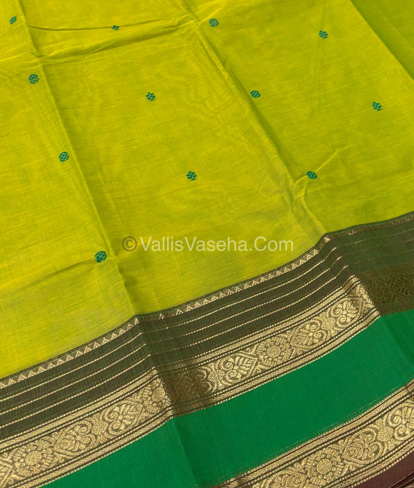 Kanchi Cotton Saree - VVKCS017