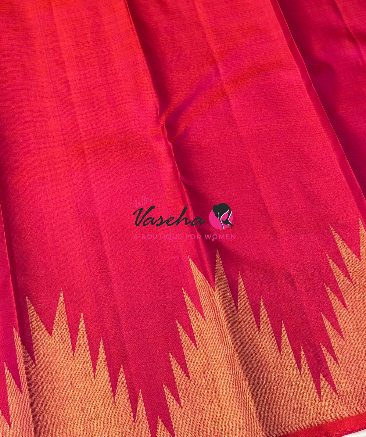 Pure Vintage Kanchipuram Silk Saree  - 8 Kol Weaving - Peach Shade VVPS019