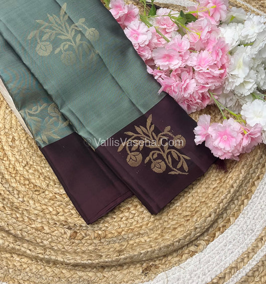 Half Mix - Pure Soft Silk Saree - VVPSS054