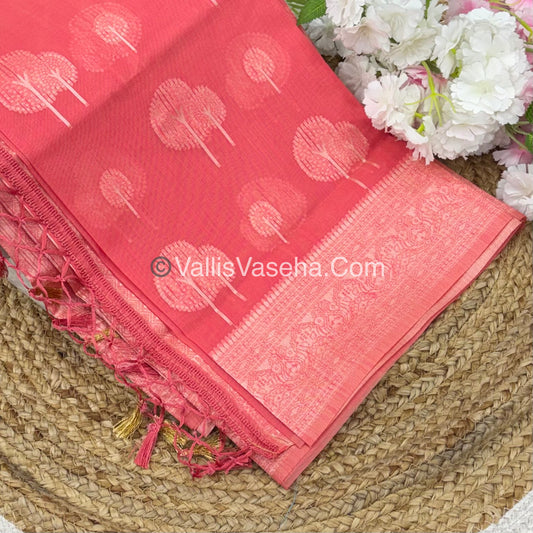 Fancy Saree - Mixed Variety - Peach Shade - VVFBS001