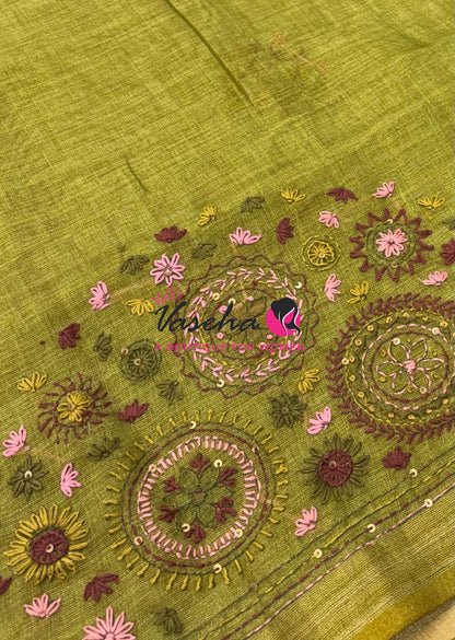 French Knot - Tissue Saree  - VVLFN019