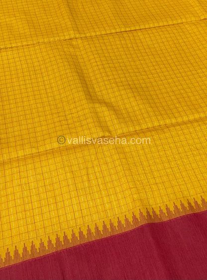 Semi Raw Silk - Lakshadeepam Design Weaving - VVRS004