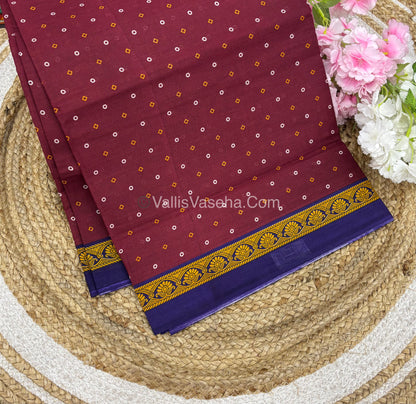 Pure Cotton Voile Saree | VVPVC005