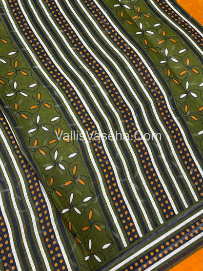 Pure Cotton Voile Saree | VVPVC003