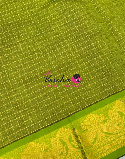Semi Silk Cotton Saree | Lakshadeepam |VVSSC009
