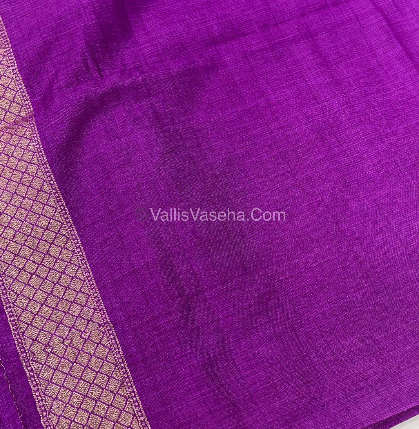 Banarasi - Heritage Silk - Semi Kathan Silk - Purplish Pink Shade - VVBHS007