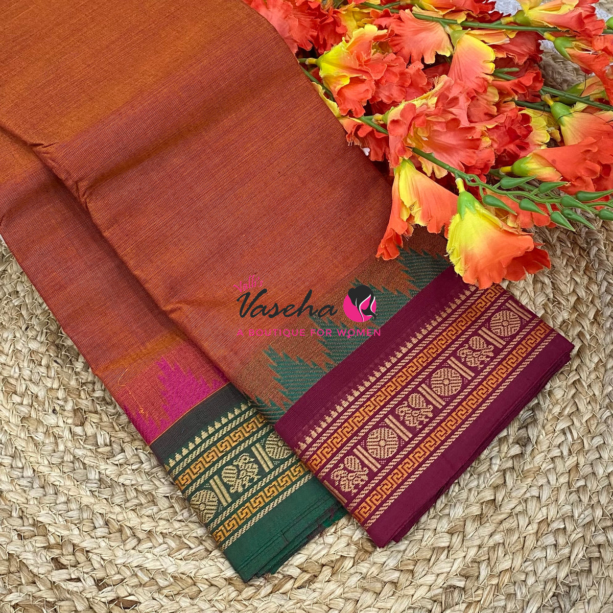 Chettinadu Cotton Saree - VVCCS003
