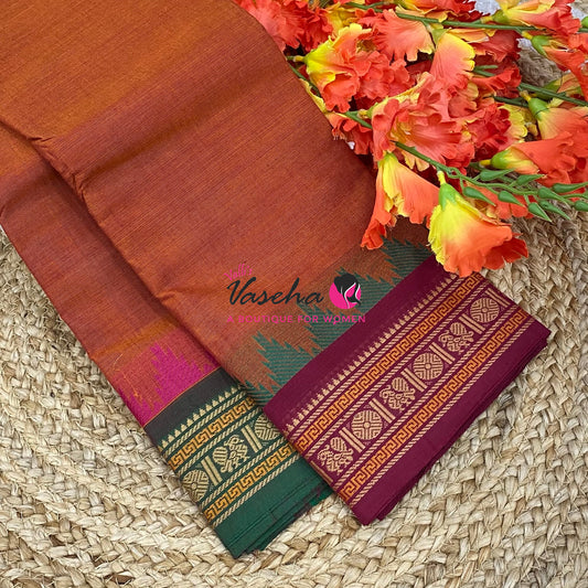 Chettinadu Cotton Saree - VVCCS003