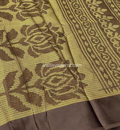 Mixed Cotton Brasso Saree - VVBS001