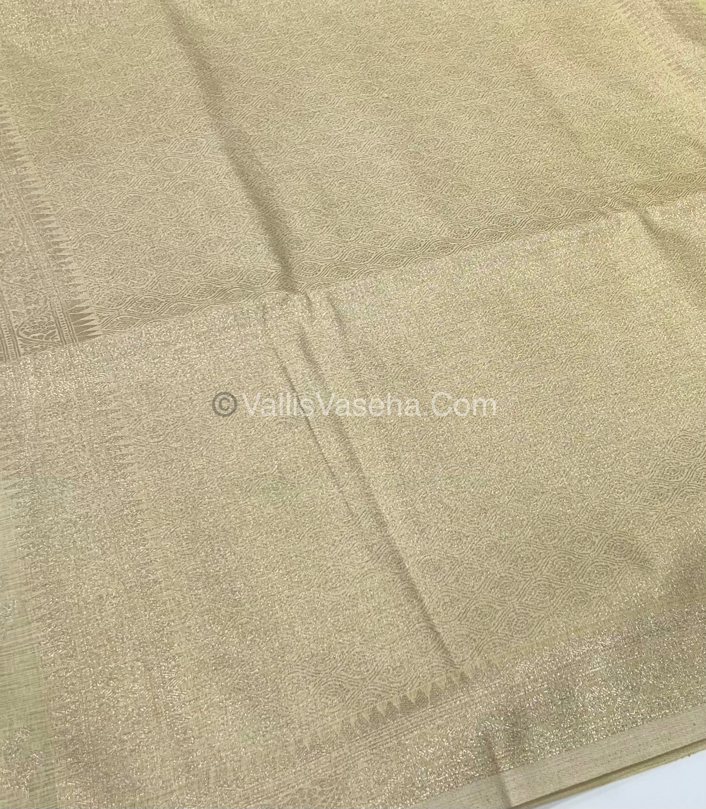 Banarasi - Heritage Silk - Semi Kathan Silk - Cream Shade - VVBHS003
