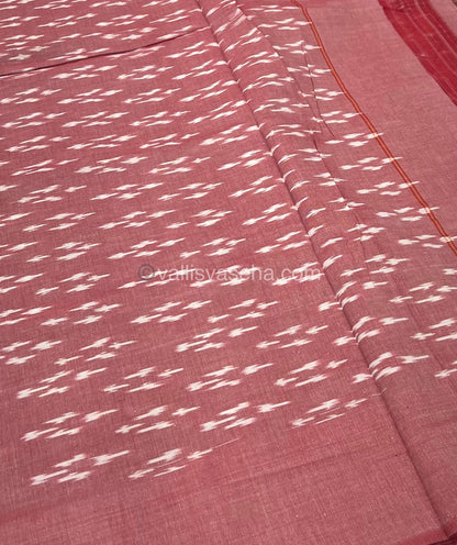 Ikkat Mercerised Cotton Saree - VVIKS001
