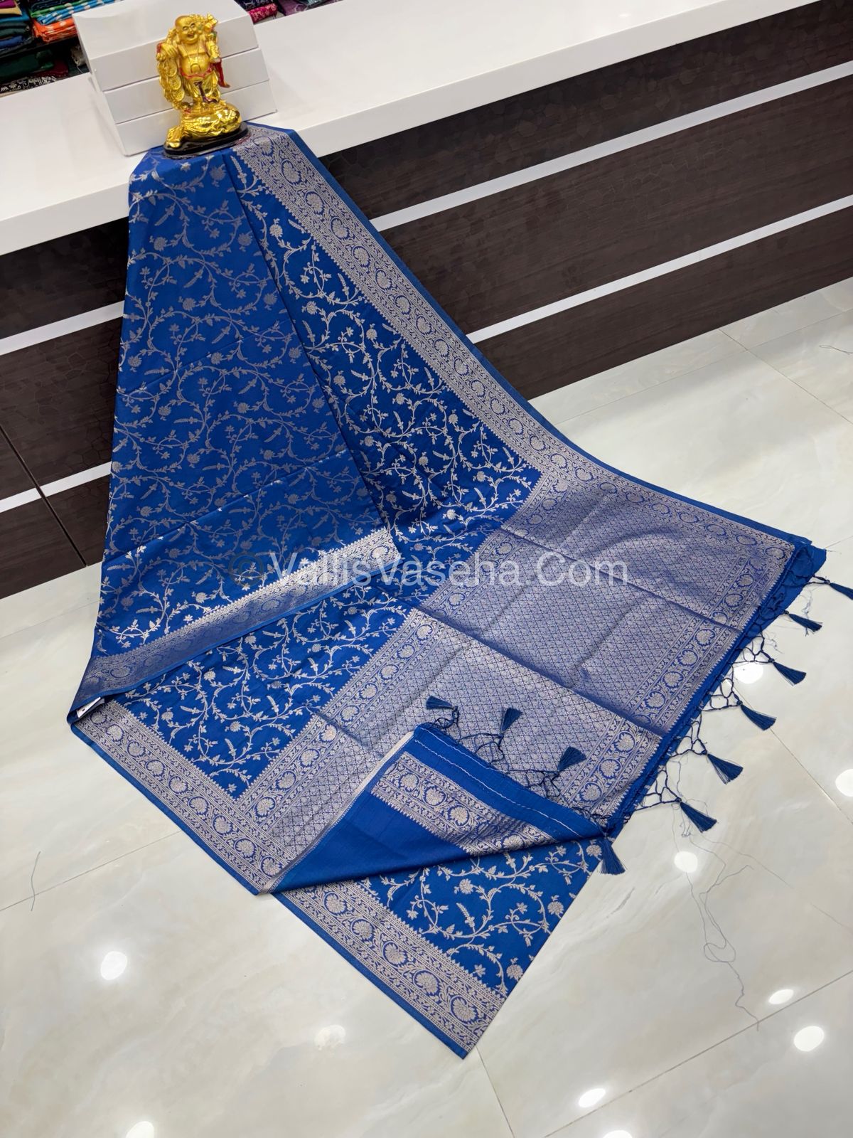 Banarasi - Heritage Silk - Semi Kathan Silk - Blue Shade- VVBHS001