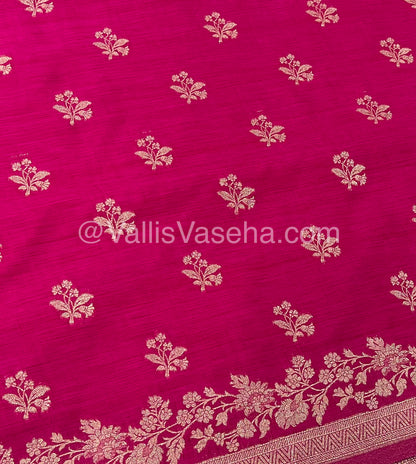 Banarasi - Heritage Silk - Semi Kathan Silk -   Pink Shade - VVBHS008