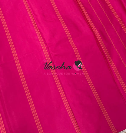 Semi Silk Saree - Aarani Pattu Style - VVSSS003
