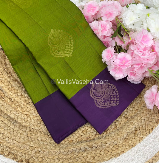 Half Mix - Pure Soft Silk Saree - VVPSS030