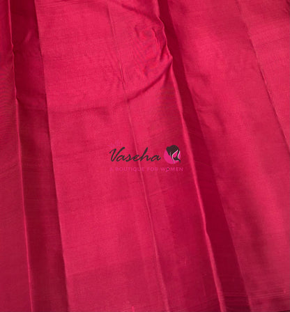 Pure Kanchipuram Silk Saree - Pazhum Pazhamum Checks - VVPS017