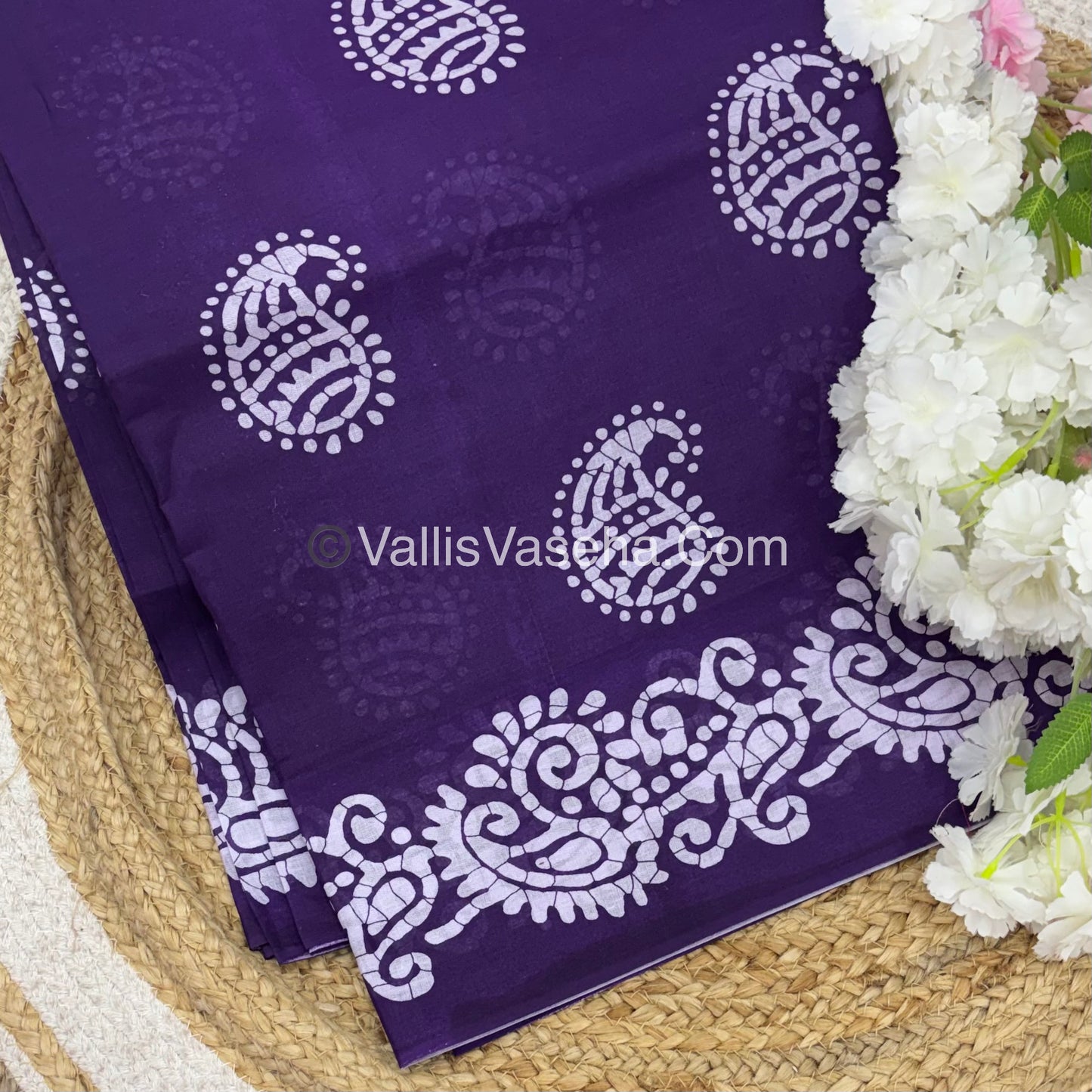 Pure Cotton Voile Saree | VVPVC002
