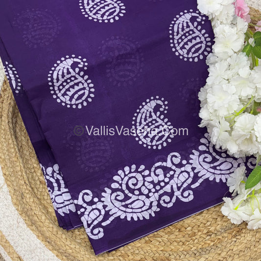 Pure Cotton Voile Saree | VVPVC002