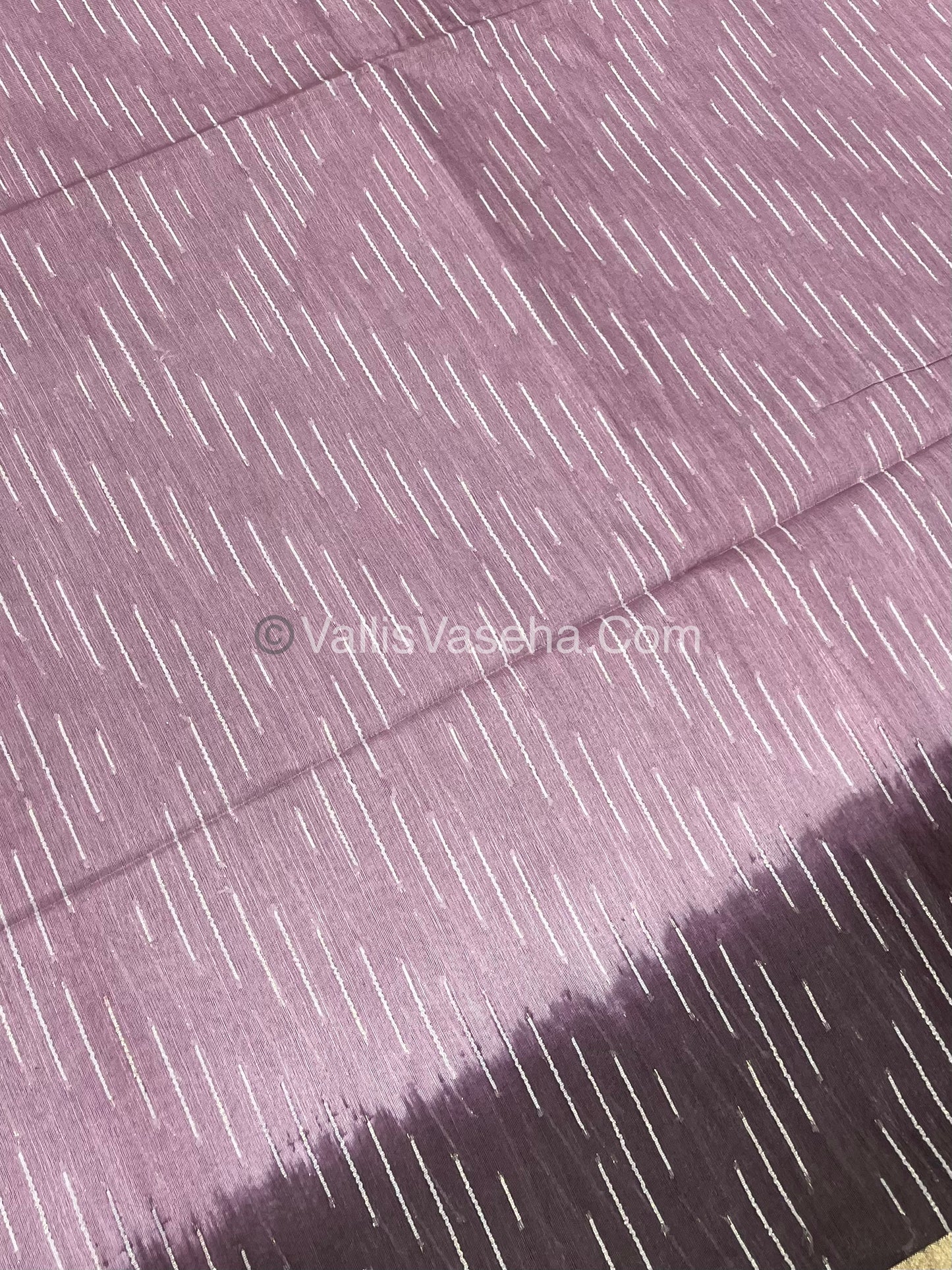 Bhagalpuri Silk | Pink with Brown Shade | VVBS010