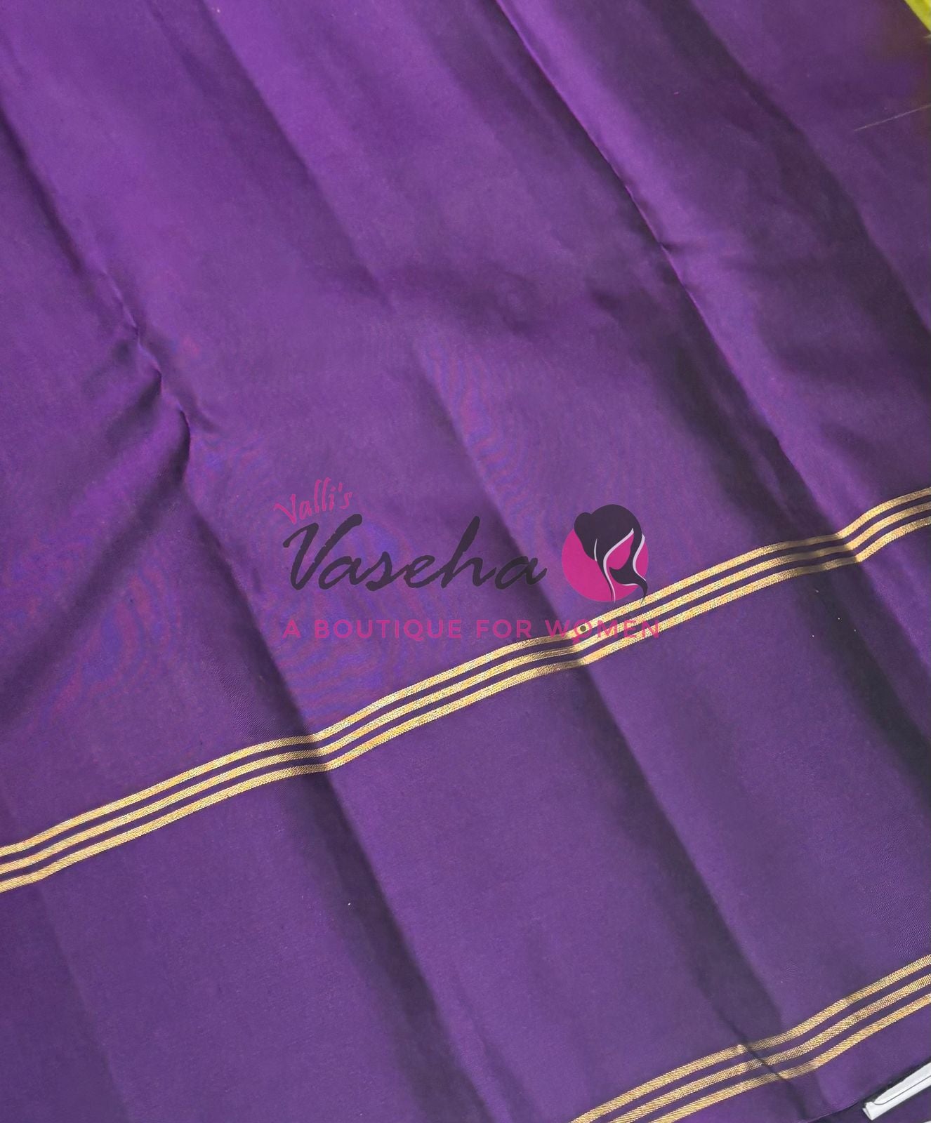 Half Mix - Pure Soft Silk Saree - Long Retta Petta Border with Butta - VVPSS105