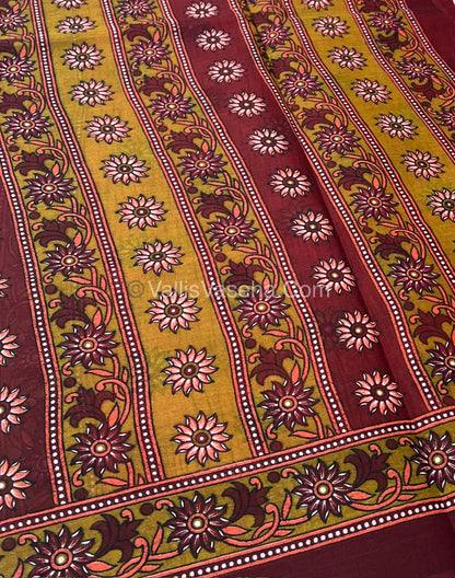 Pure Cotton Voile Saree | VVPVS001