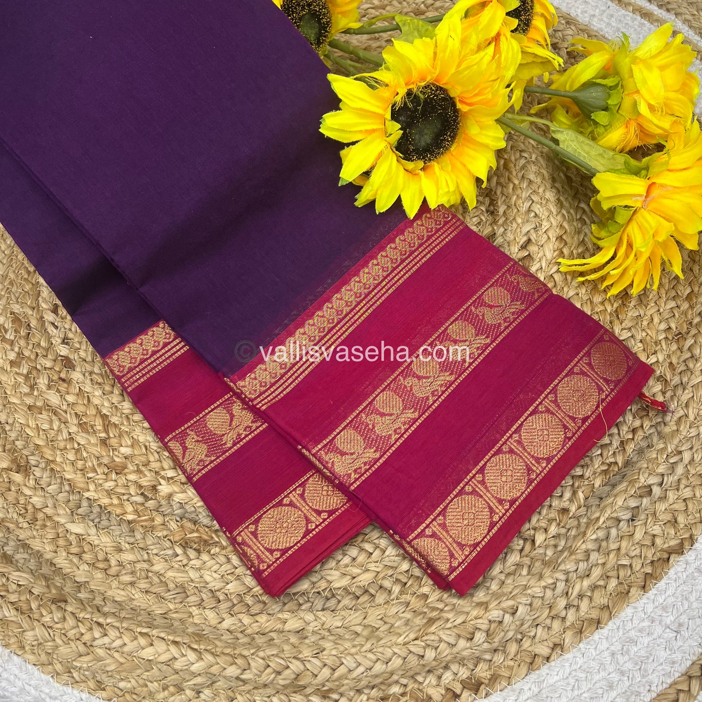 Kanchi Cotton Saree - VVKCS009