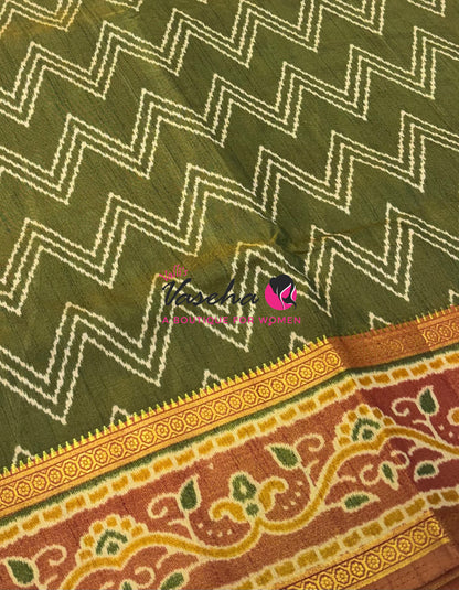 Semi Patola | Printed Silk Saree - Combo - VVSPS003
