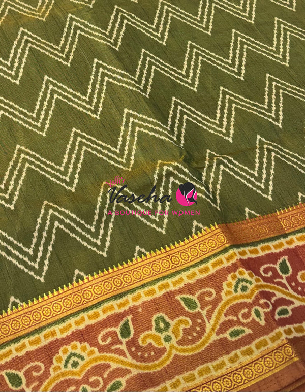 Semi Patola | Printed Silk Saree - Combo - VVSPS003