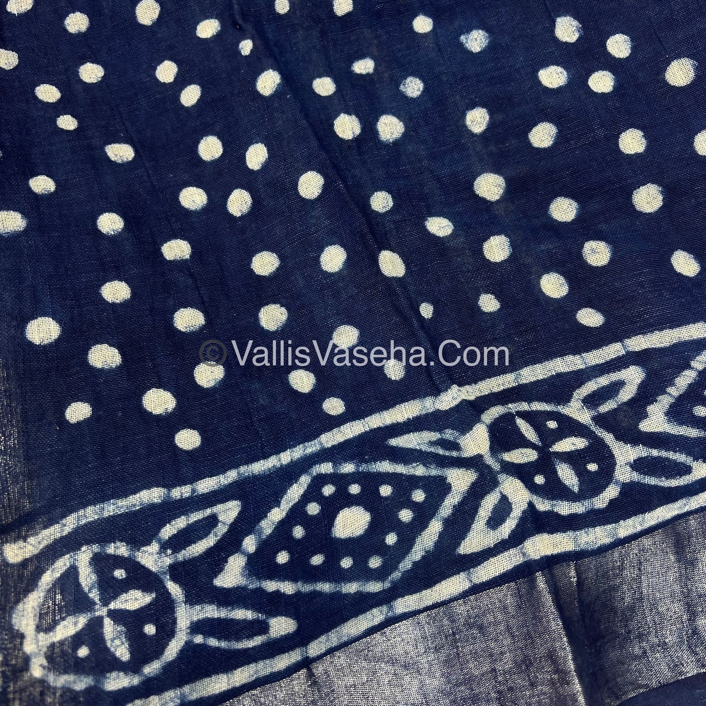 Linen Mixed Cotton Saree |VVLMP001