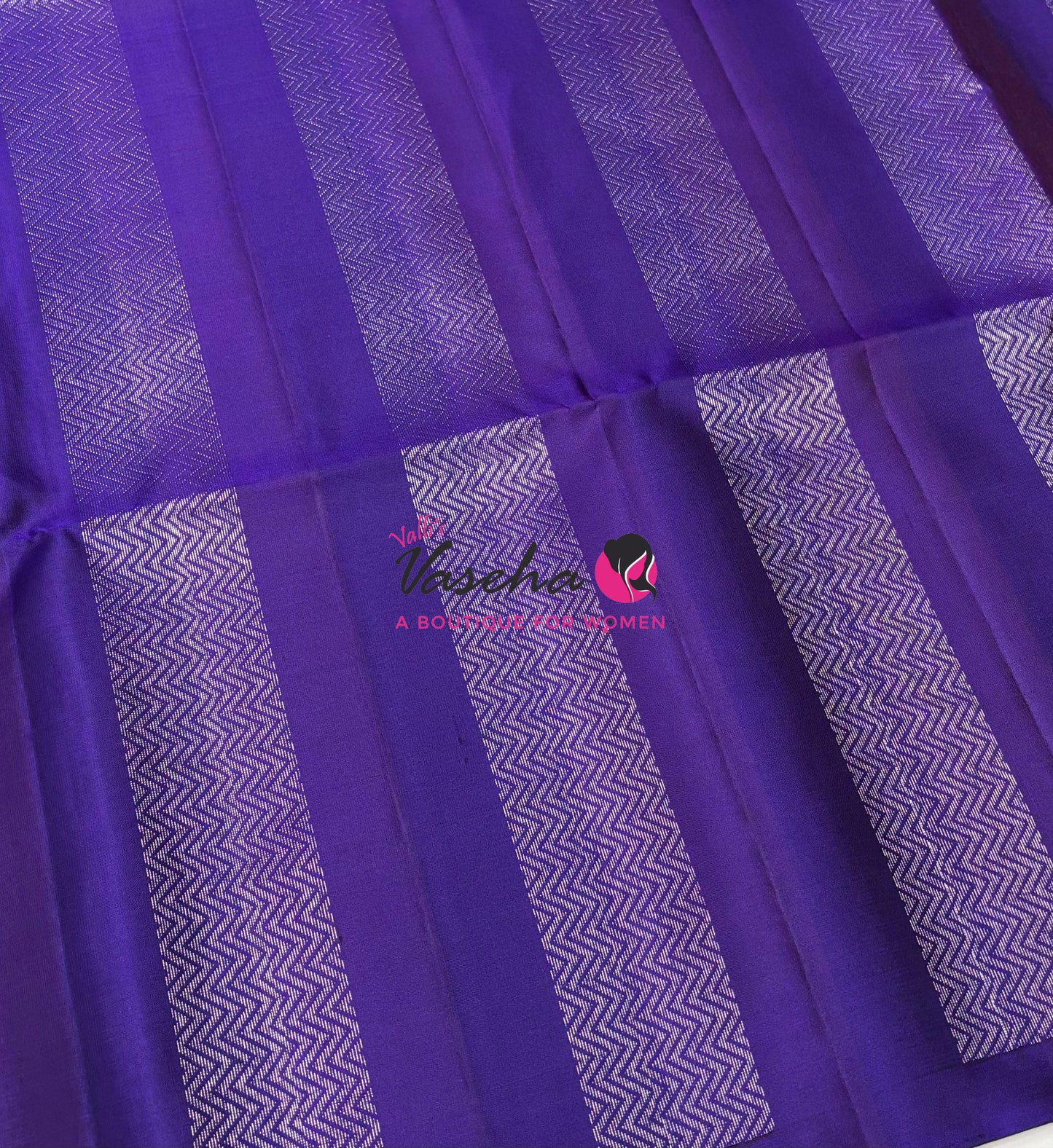 Pure Soft Silk Saree - Border Less  - Violetish Purple Shade - VVPSS068