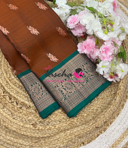 Half Mix - Pure Soft Silk Saree - VVPSS031