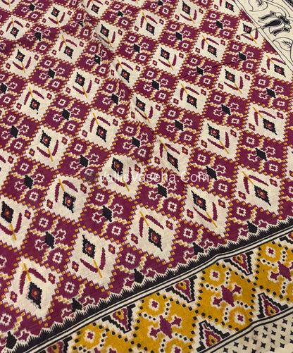 Pure Kalamkari Cotton Saree - VVPKC002