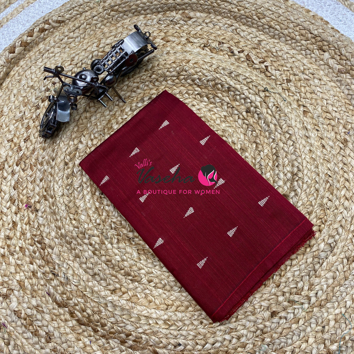 Blouse Bit - Pack Of 10pcs - Assorted-  Light - Semi Raw Silk - Thread Butta - 1 mtr - VVBB006