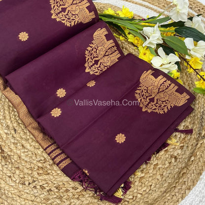 Mulberry Semi Silk - Wine Shade - VVMSS003