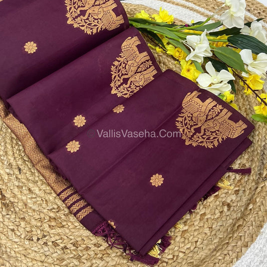 Mulberry Semi Silk - Wine Shade - VVMSS003