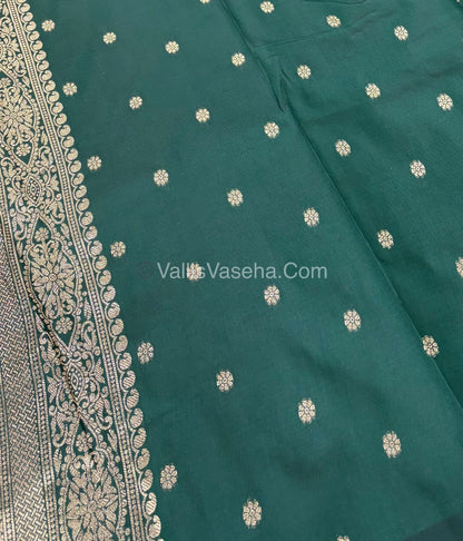 Semi Soft Silk  - Green Shade -VVSSS018