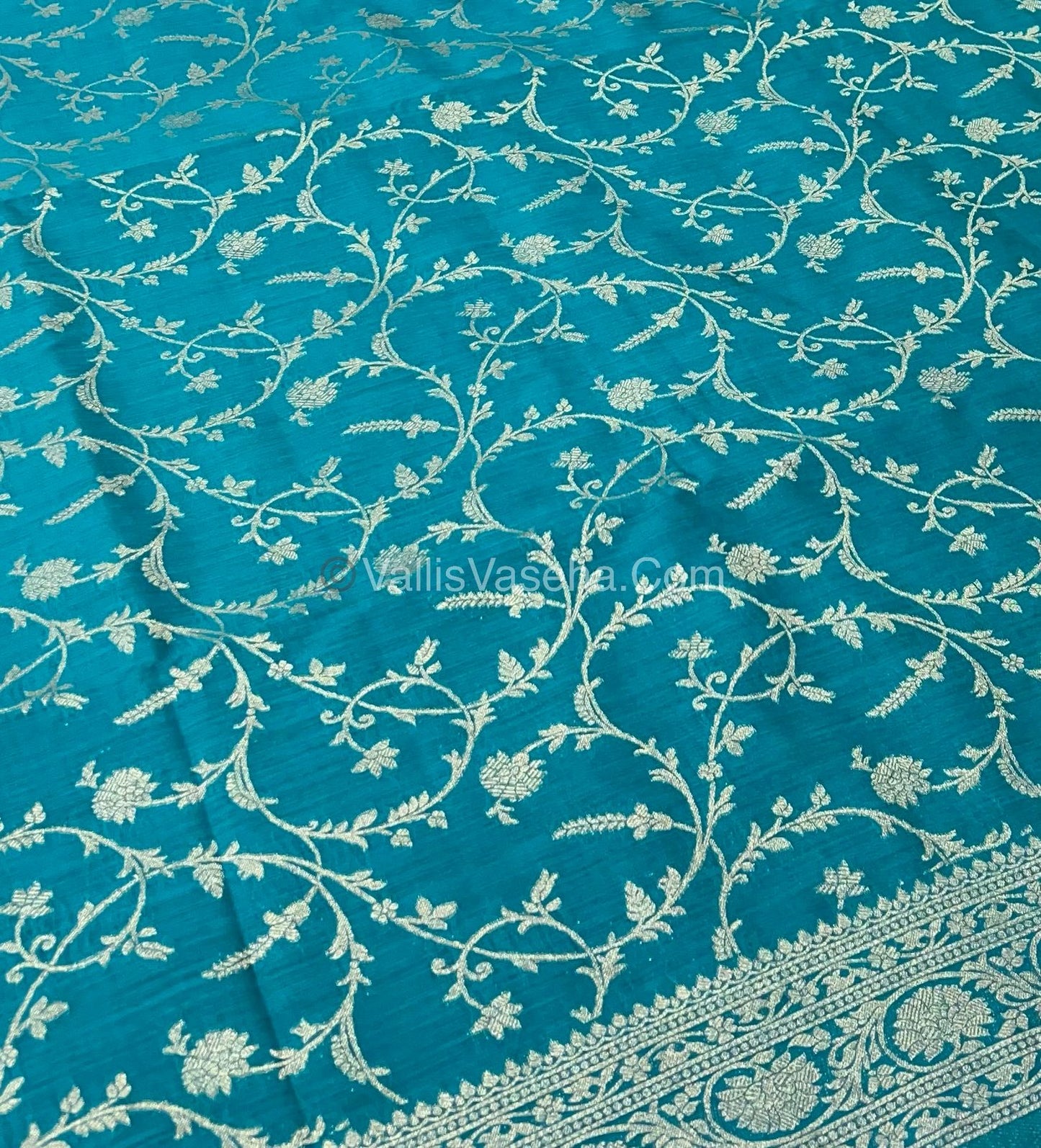 Banarasi - Heritage Silk - Semi Kathan Silk - Blue Shade- VVBHS001