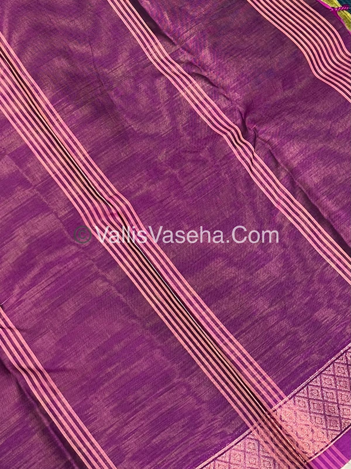 Dhaka Cotton Saree - VVDCS002