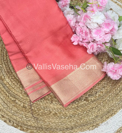 Semi Viscose / Semi Mysore Crepe Silk Variety - Embossed Design - VVSMC002